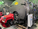 Шеф-монтаж парового котла Mingazzini PB 60 EU с комбинированной горелкой GENERAL BRUCIATORI GB ML 800 GD MC
